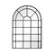 Black powder-coated grid close-up - 50μm thickness with scratch-proof surface